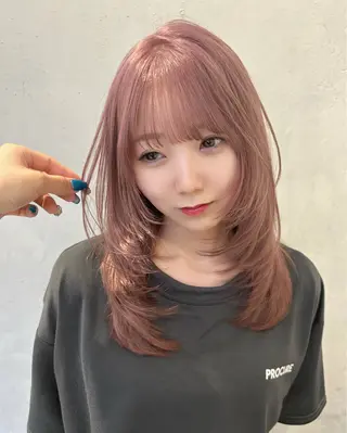 ミディアム 耳つぼ屋さん ‎🤍りりのヘアスタイル
