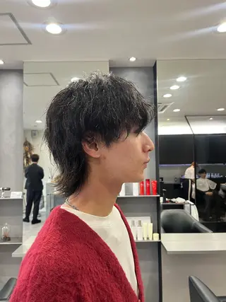ミディアム メンズ NEXT for hair所属・【ロングモデル募集】 宮本祥汰🐺のヘアスタイル