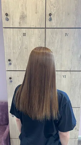 セミロング カラー カラー/韓国レイヤー /ブリーチ/hinaのヘアスタイル