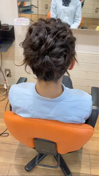 セミロング ヘアアレンジ okuda yuukiのヘアスタイル