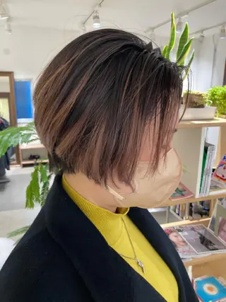 カラー Batta所属・坂上 岳のヘアスタイル