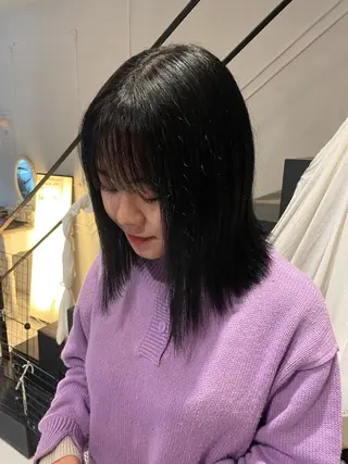 ミディアム カラー 太田 妃香/岡崎美容室のヘアスタイル