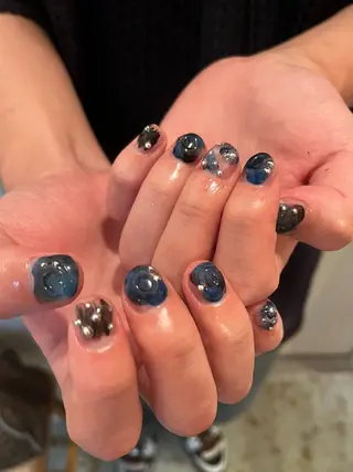 ネイル 文 /個性派ネイルのネイルデザイン