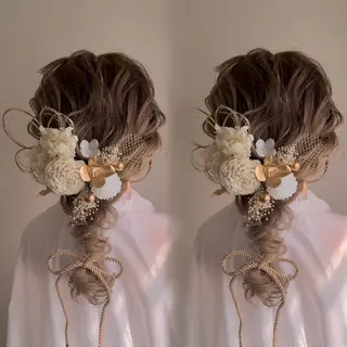 セミロング ヘアアレンジ モデル様募集中 🎀🫧HARUNAのヘアスタイル