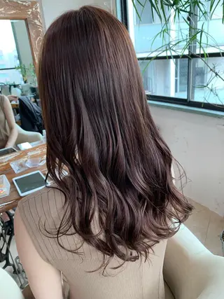 セミロング カラー 💛ハイトーン💛 りむのヘアスタイル