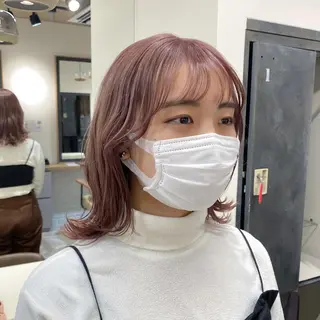 ミディアム ショートヘアとカラー の専門家/もりしーのヘアスタイル