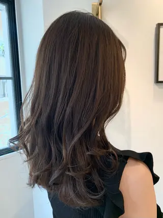 セミロング カラー 🍏Rio🍏 Color☆*。のヘアスタイル