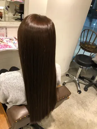ロング カラー yu kiのヘアスタイル