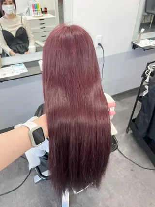 ロング カラー 韓国ヘア🖤/透明感 shihoのヘアスタイル