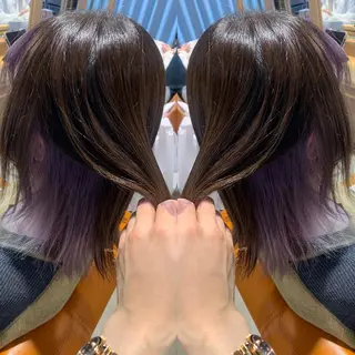 ミディアム カラー 韓国🇰🇷 ✂︎hair 内田愛のヘアスタイル