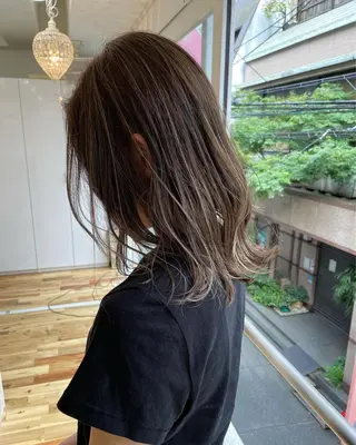 セミロング カラー Tao所属・藤川 大智のヘアスタイル