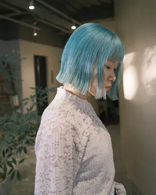 ミディアム イトウ ミサキのヘアスタイル