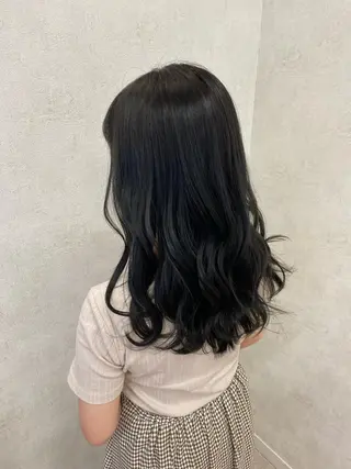 セミロング ブリーチ/髪質改善 shiinaのヘアスタイル