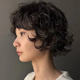 ショート パーマ Kaede🍁 FILMS 渋谷のヘアスタイル