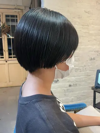 ショート 泊 紗羅のヘアスタイル