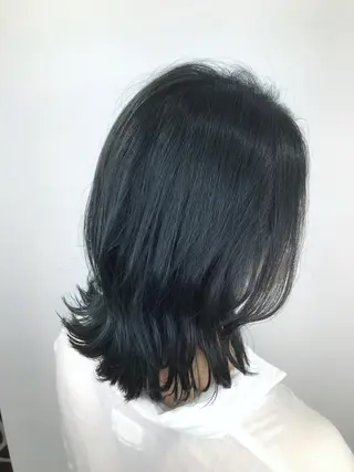 セミロング カラー インナーカラー/ ストレート/奥野洸也のヘアスタイル