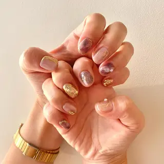 ネイル 岸本 みなみのネイルデザイン