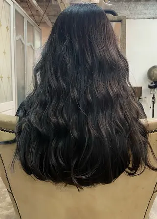 ロング 山本 真之介のヘアスタイル