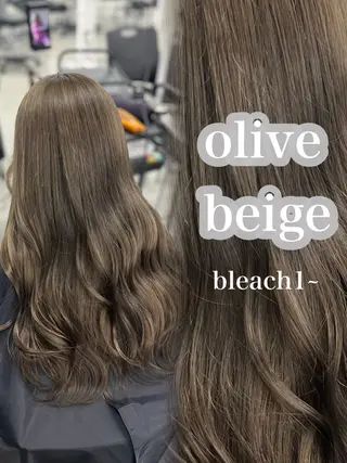 カラー ベージュ・ラベンダー カラー🎀りりのヘアスタイル