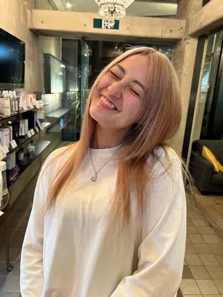 ロング カラー 只野 真衣のヘアスタイル