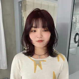 ミディアム りおな/エクステ /ミルクティーカラーのヘアスタイル