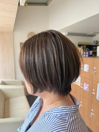 ショート ⭐️縮毛矯正⭐️ メンズパーマ⭐️赤松のヘアスタイル