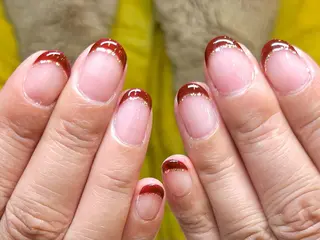 ショート カラー ネイル ネイルサロン リリーブランシュ所属・森 瑞紀のネイルデザイン