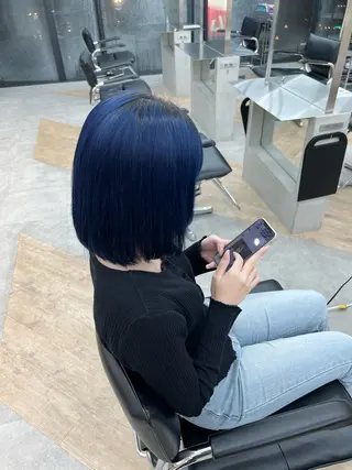 ミディアム カラー 🌀toa/波巻き✨ /メンズパーマ／栄のヘアスタイル