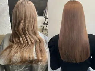 ロング カラー ヘアアレンジ 🌈本物の髪質改善 森田涼平のヘアスタイル