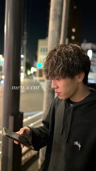 ショート パーマ 銀座/ハイトーン ミツイハルトのヘアスタイル