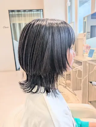 ミディアム 田端みおと🐱 SoZoBridgeのヘアスタイル