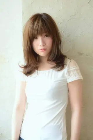 セミロング channel 大澤俊文のヘアスタイル