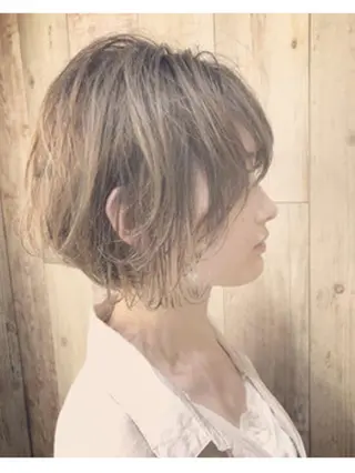 ショート カラー メッシュ&パーマ特化 🔥山田雄大🔥のヘアスタイル