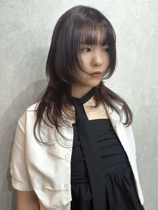ロング カラー AIRI layer cut hairのヘアスタイル