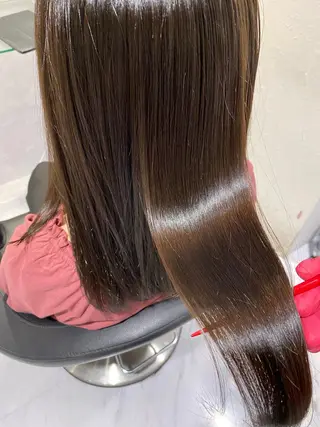 セミロング カラー ヘアアレンジ 外苑前NO.1艶髪 透明感カラーのヘアスタイル