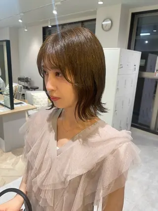 カラー * 透明感カラー c h i h o *のヘアスタイル