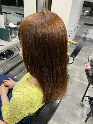 ミディアム カットモデル/ 吉本　彩夏のヘアスタイル