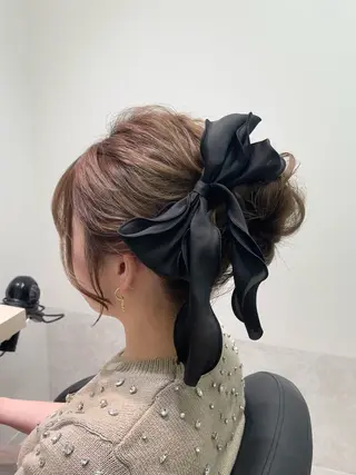 ヘアアレンジ 東梅田エリアカラー ヘアセットNo. 1のヘアスタイル
