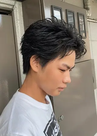 ショート パーマ SALON所属・東海市SALON men's限定のヘアスタイル