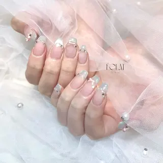 ネイル éclat nail studio（She nail studio内）所属・韓国ワンホン éclat🩵飯山のネイルデザイン
