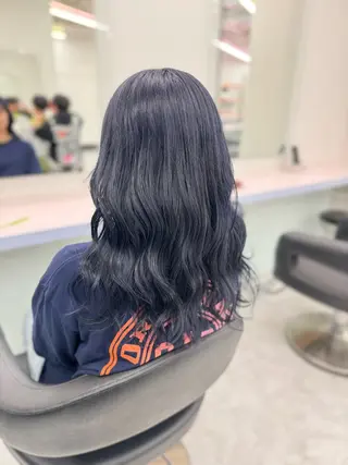 セミロング カラー ♡ブリーチカラー♡ Mirioのヘアスタイル