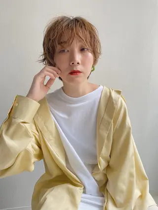 ショート 【ショート、艶髪】 新海龍哉のヘアスタイル