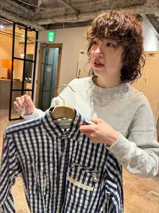 ショート カラー パーマ Hayashi Shioriのヘアスタイル