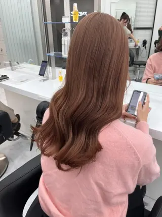 ヘアアレンジ ロング カラー 透明感トレンドヘア 🎀なるみ🎀のヘアスタイル