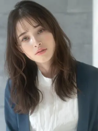 セミロング 🎀ハイトーン/レイ ヤー/Reina🎀のヘアスタイル