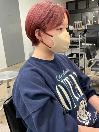 ショート カラー pole所属・【pole】 minaのヘアスタイル