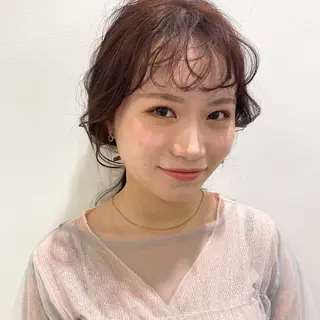 セミロング 🫧レイナ 🫧 透明感カラー🫧のヘアスタイル