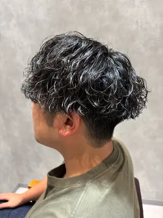 ショート パーマ メンズ メンズサロンルーブ所属・宮嶋 勇輔のヘアスタイル