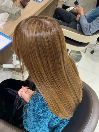 ロング カラー 奥村 美郁子のヘアスタイル
