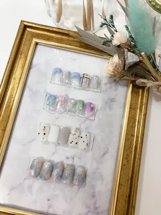 ネイル nail salon ラピスラズリのネイルデザイン